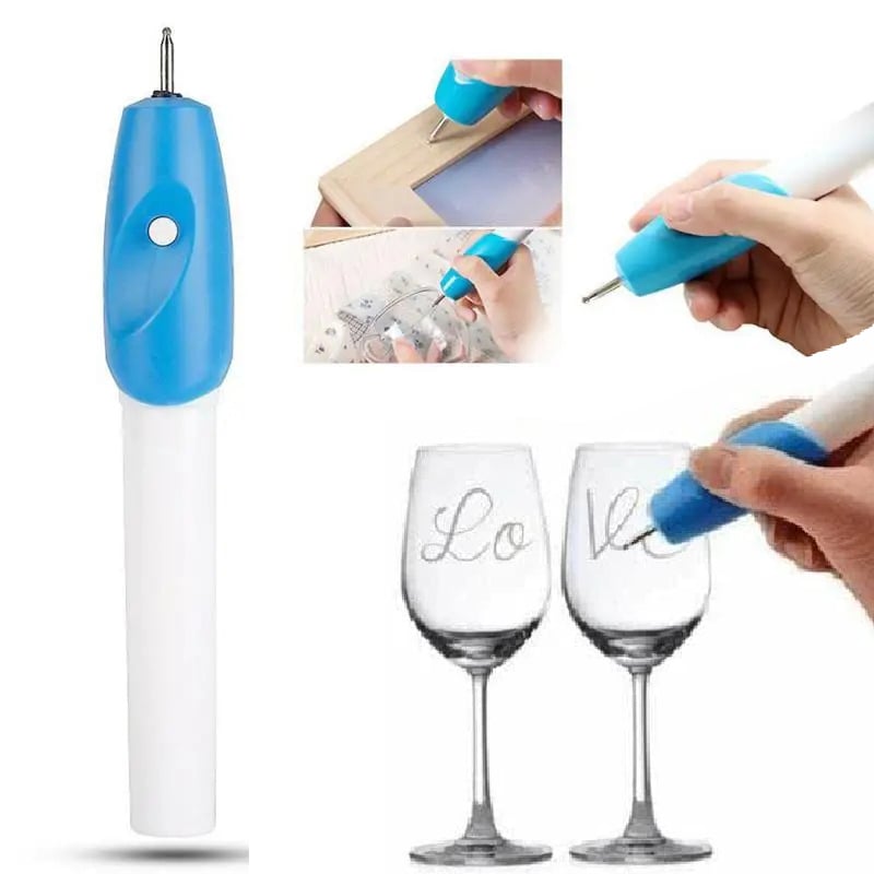 EngraveMaster™ - Professionele Draadloze Graveerpen voor Hout, Glas & Metaal
