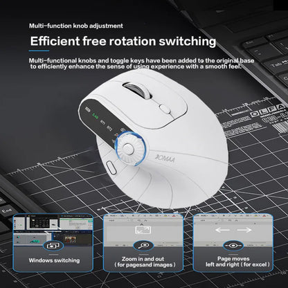 Ergonomische Muis Bluetooth Oplaadbaar Verticaal Design