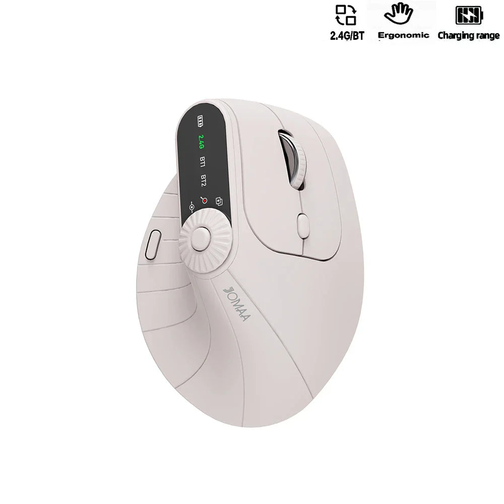 Ergonomische Muis Bluetooth Oplaadbaar Verticaal Design - Velinix