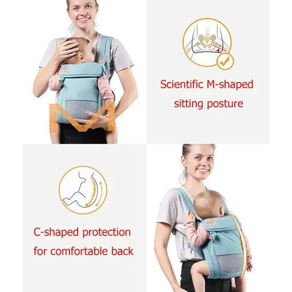 Draagzak Baby Ergonomisch voor Pasgeborenen en Peuters