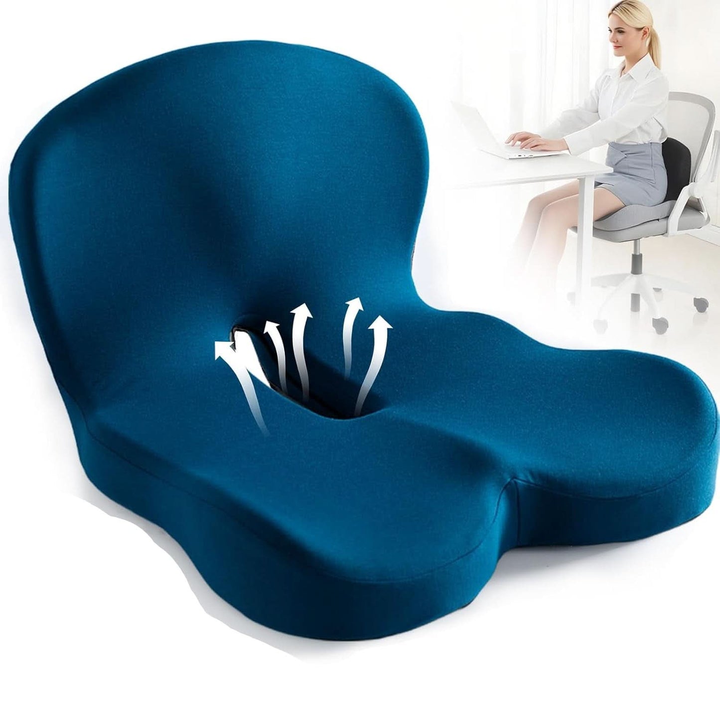Geheugenfoam Kussen voor Rugsteun en Comfort