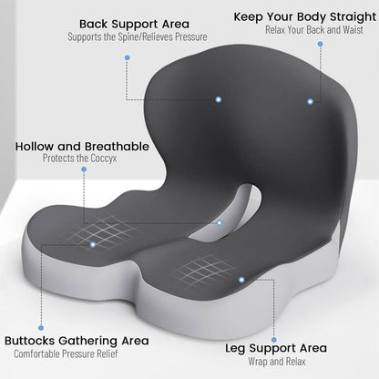 Ergonomisch Zitkussen voor Rugsteun met Geheugenschuim