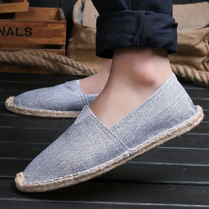 EspadriFlex™ – Comfortabele Canvas Espadrilles voor Heren