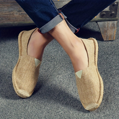 EspadriFlex™ – Comfortabele Canvas Espadrilles voor Heren