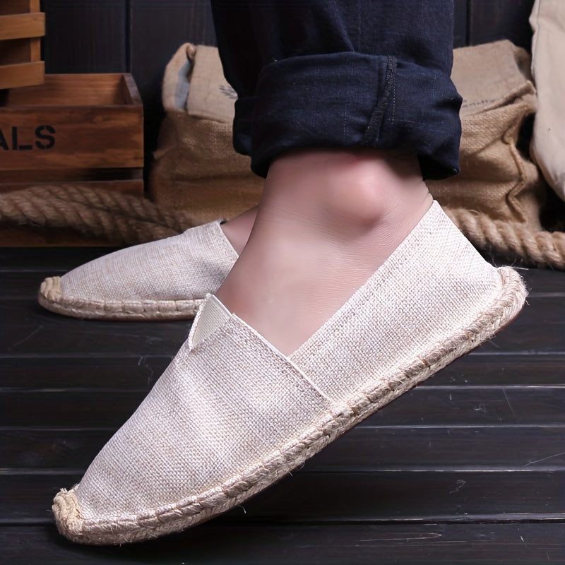EspadriFlex™ – Comfortabele Canvas Espadrilles voor Heren