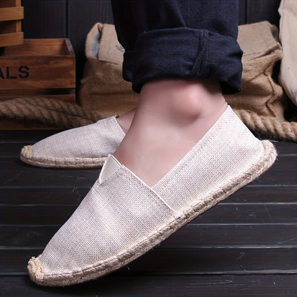 EspadriFlex™ – Comfortabele Canvas Espadrilles voor Heren