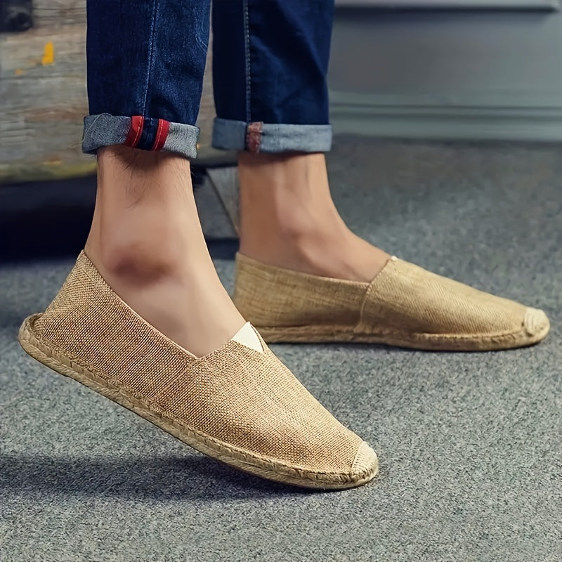EspadriFlex™ – Comfortabele Canvas Espadrilles voor Heren