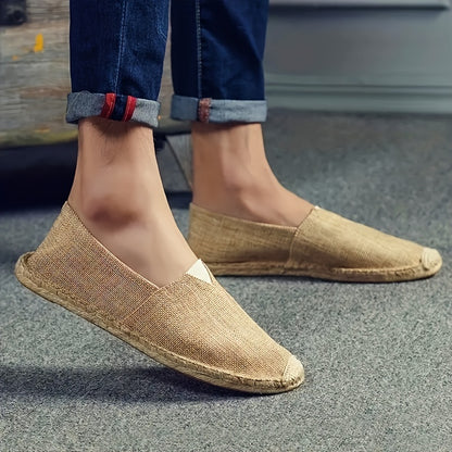 EspadriFlex™ – Comfortabele Canvas Espadrilles voor Heren