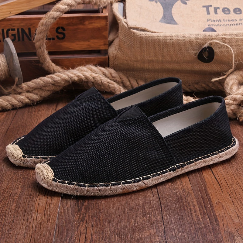 EspadriFlex™ – Comfortabele Canvas Espadrilles voor Heren