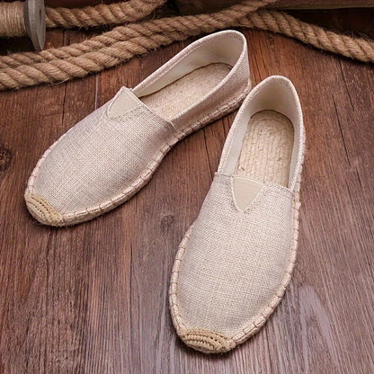 EspadriFlex™ – Comfortabele Canvas Espadrilles voor Heren