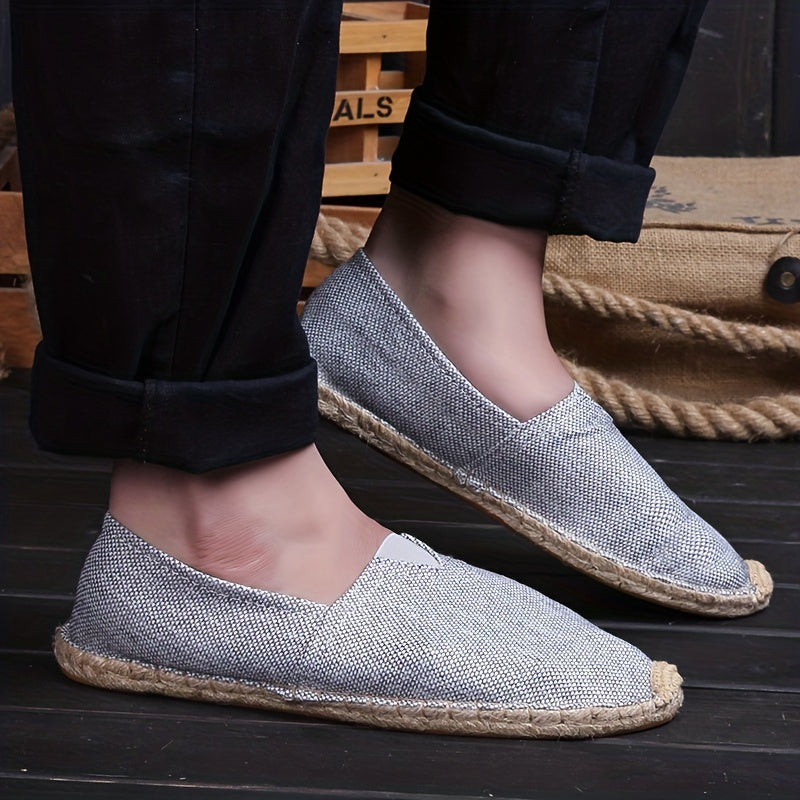EspadriFlex™ – Comfortabele Canvas Espadrilles voor Heren