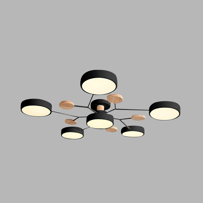 Ronde LED Plafondlamp Modern Woonkamer Lamp Dimbaar