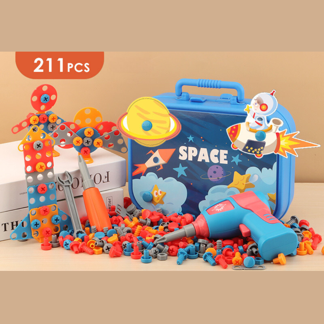 Kinder Gereedschapskist 3D Montessori Speelgoed