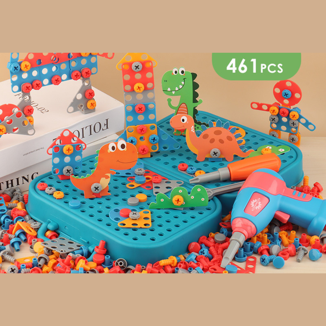 Kinder Gereedschapskist 3D Montessori Speelgoed
