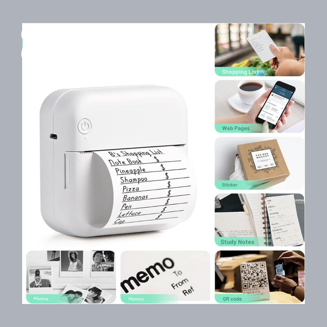 Mini Magische Thermal Printer met Gratis Papierrol