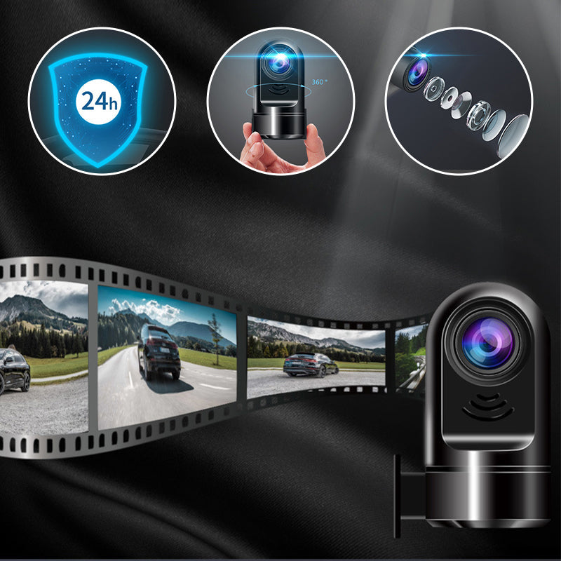 Mini Dashcam 1080P HD ADAS 360° Draaien