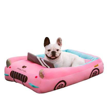 Hondenbed Luxe Bolster - Stijlvolle Auto Vorm Design voor Huisdieren - Velinix