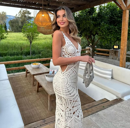 Faye™ – Dames Lange Maxi Jurk Luchtig & Elegant voor Zomerlooks