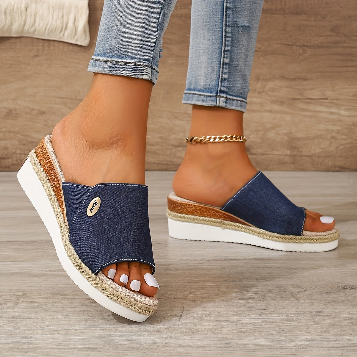 Femivista™ – Dames Plateau Sandalen Met Comfortabel Voetbed & Ademend Materiaal-3