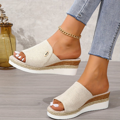 Femivista™ – Dames Plateau Sandalen Met Comfortabel Voetbed & Ademend Materiaal-6