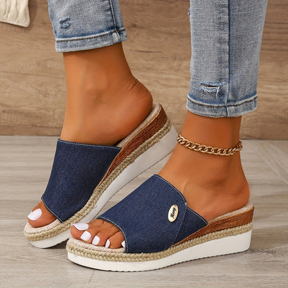 Variant image for Femivista™ – Dames Plateau Sandalen Met Comfortabel Voetbed & Ademend Materiaal-9