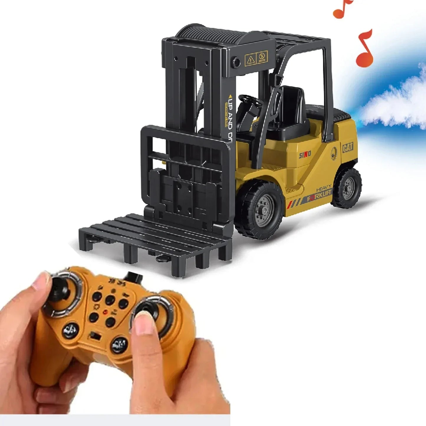 RC Heftruck met 6 Functies en Oplaadbare Batterij - Velinix