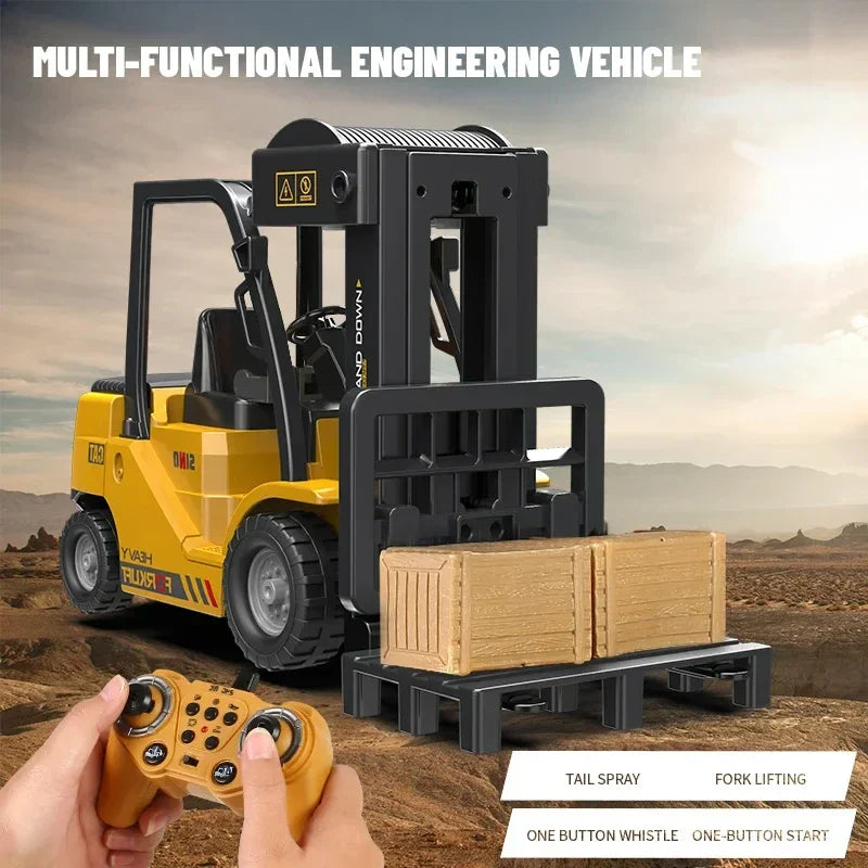 RC Heftruck met 6 Functies en Oplaadbare Batterij