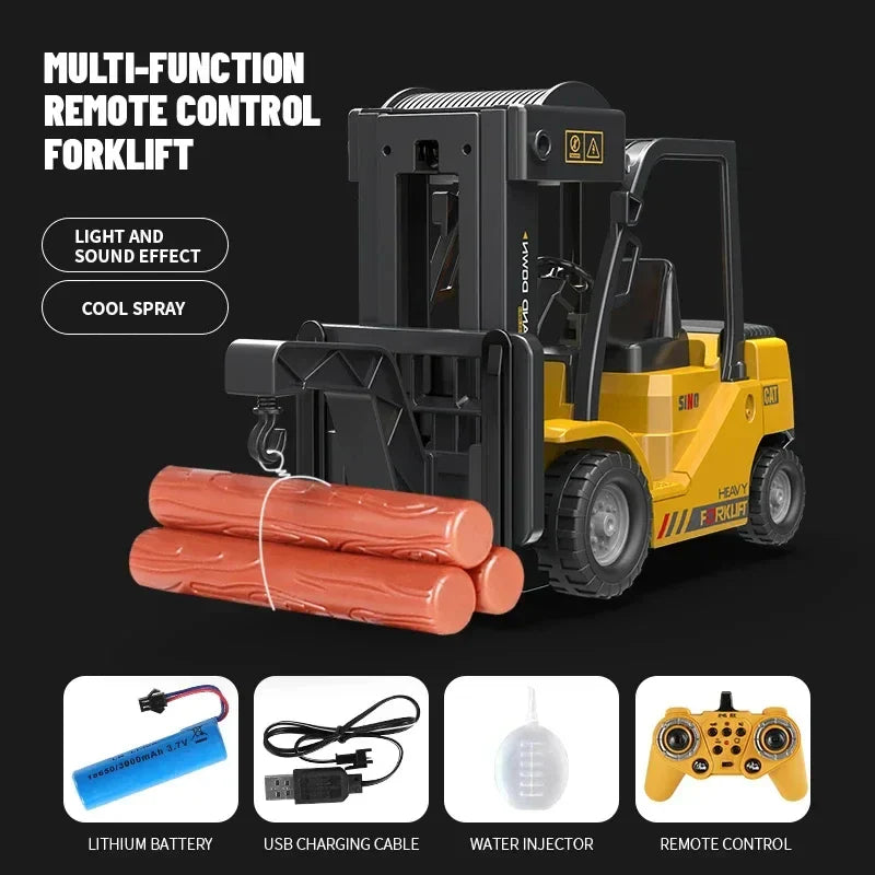 RC Heftruck met 6 Functies en Oplaadbare Batterij