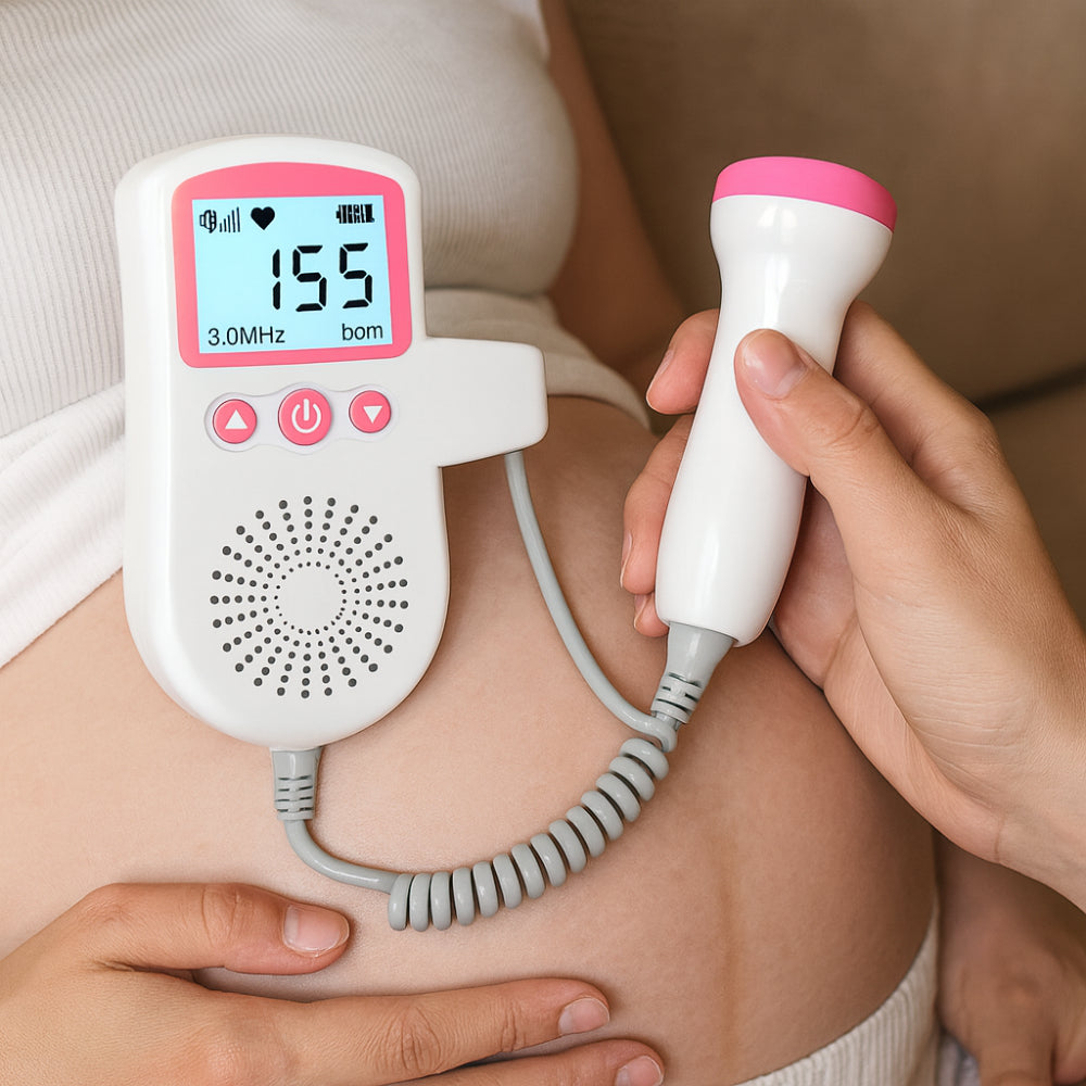 Baby Hartslagmeter Fetal Doppler Zwangerschap LCD Scherm - Velinix