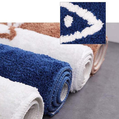 Chenille Badmat Antislip Zacht met Visontwerp