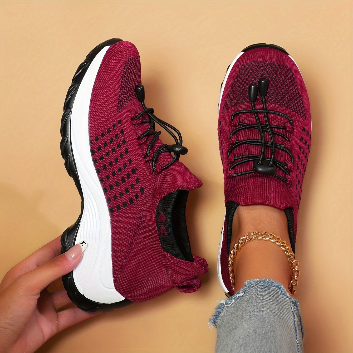 FlexaRelief™ – Dames Sneakers Ademend en Ondersteunend voor Comfort-2