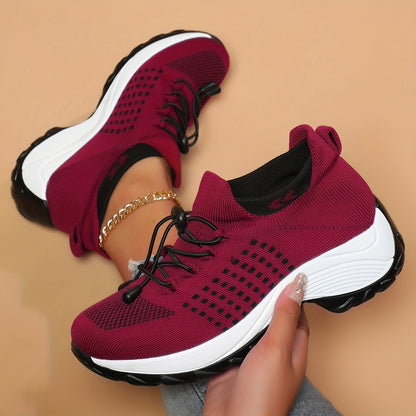 FlexaRelief™ – Dames Sneakers Ademend en Ondersteunend voor Comfort-1