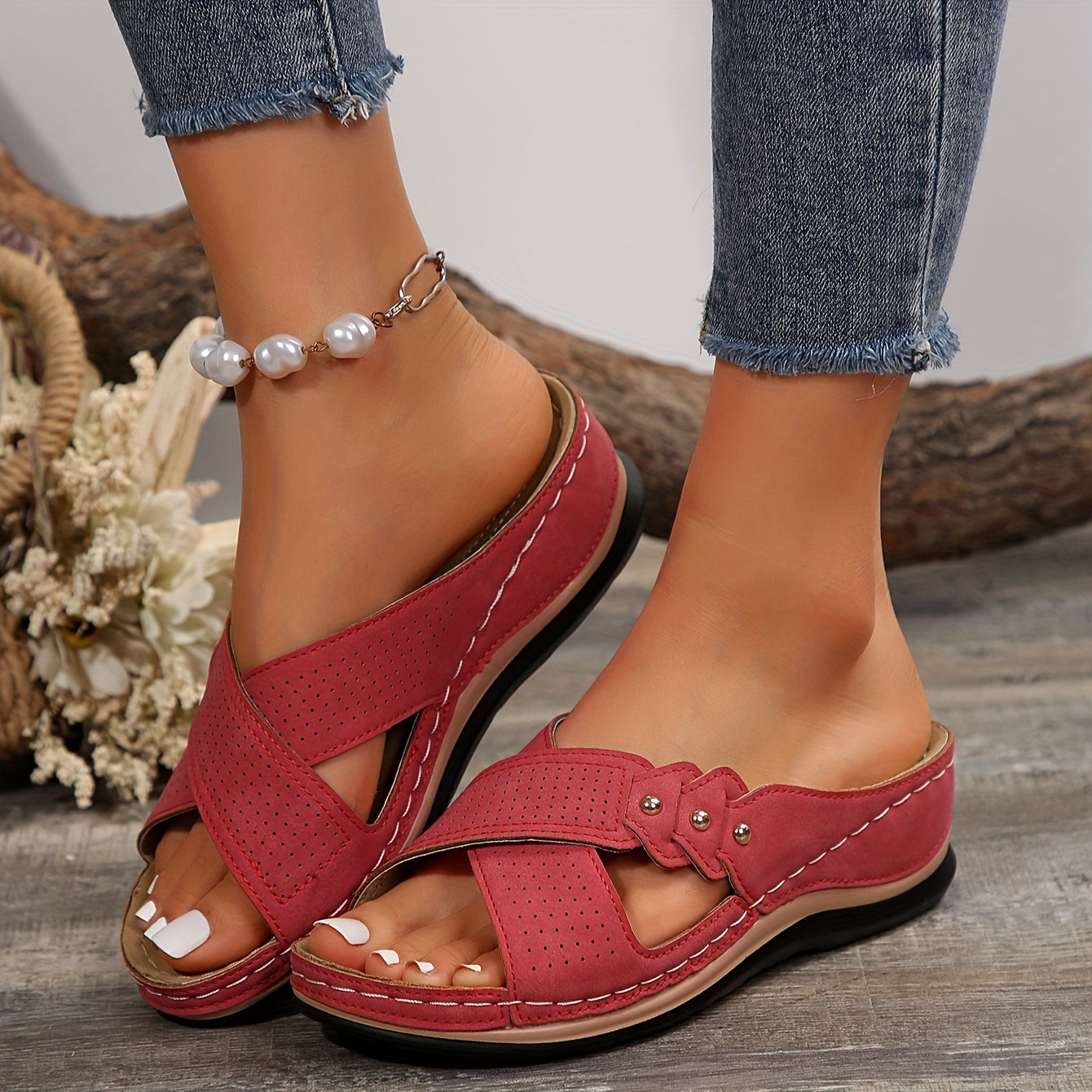 Variant image for FlexiGlow™ – Dames Sandalen met Ergonomische Ondersteuning en Stijl-17