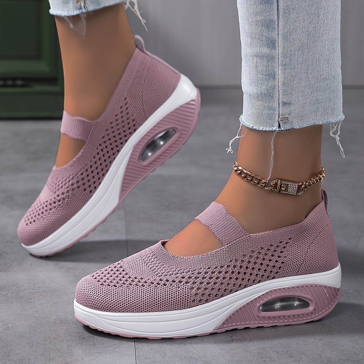 Variant image for FlexiKnit™ – Dames Sneakers Ademend en Comfortabel Slip-On Design-1