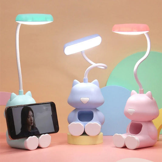 LED Bureaulamp Flexibel met Kleurverstelling voor Kinderen en Studie - Velinix