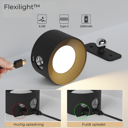 Draadloze Wandlamp Flexilight met Touch en 360 Rotatie