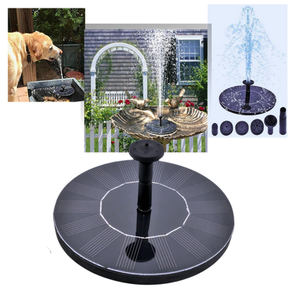 Zonne-waterfontein Drijvend voor Vijver en Tuin - Velinix