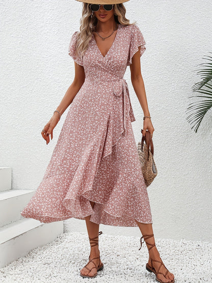 Florabelle™ – Dames Bloemjurk met Kant voor Elegante Zomerlooks-1