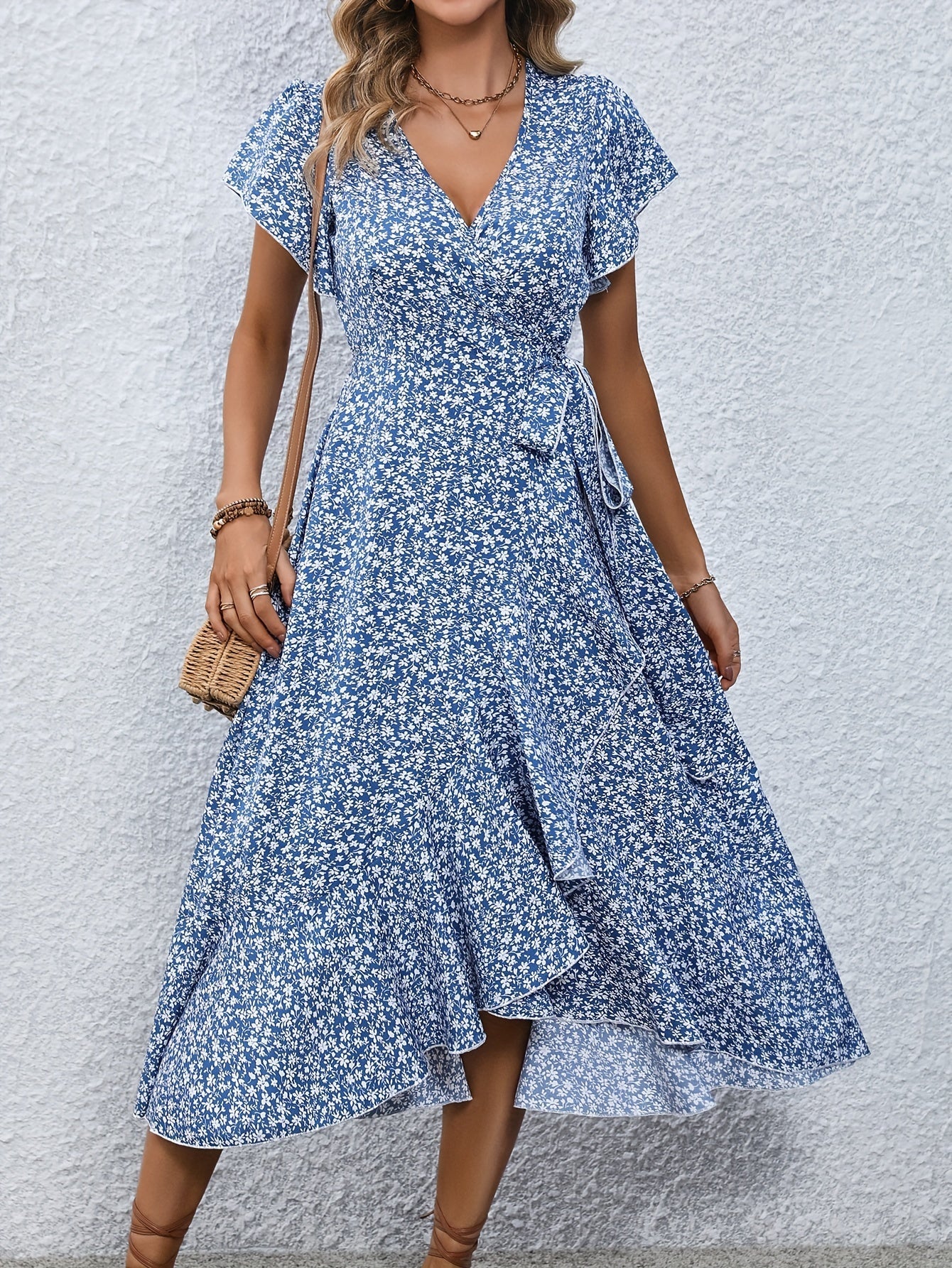 Florabelle™ – Dames Bloemjurk met Kant voor Elegante Zomerlooks-5