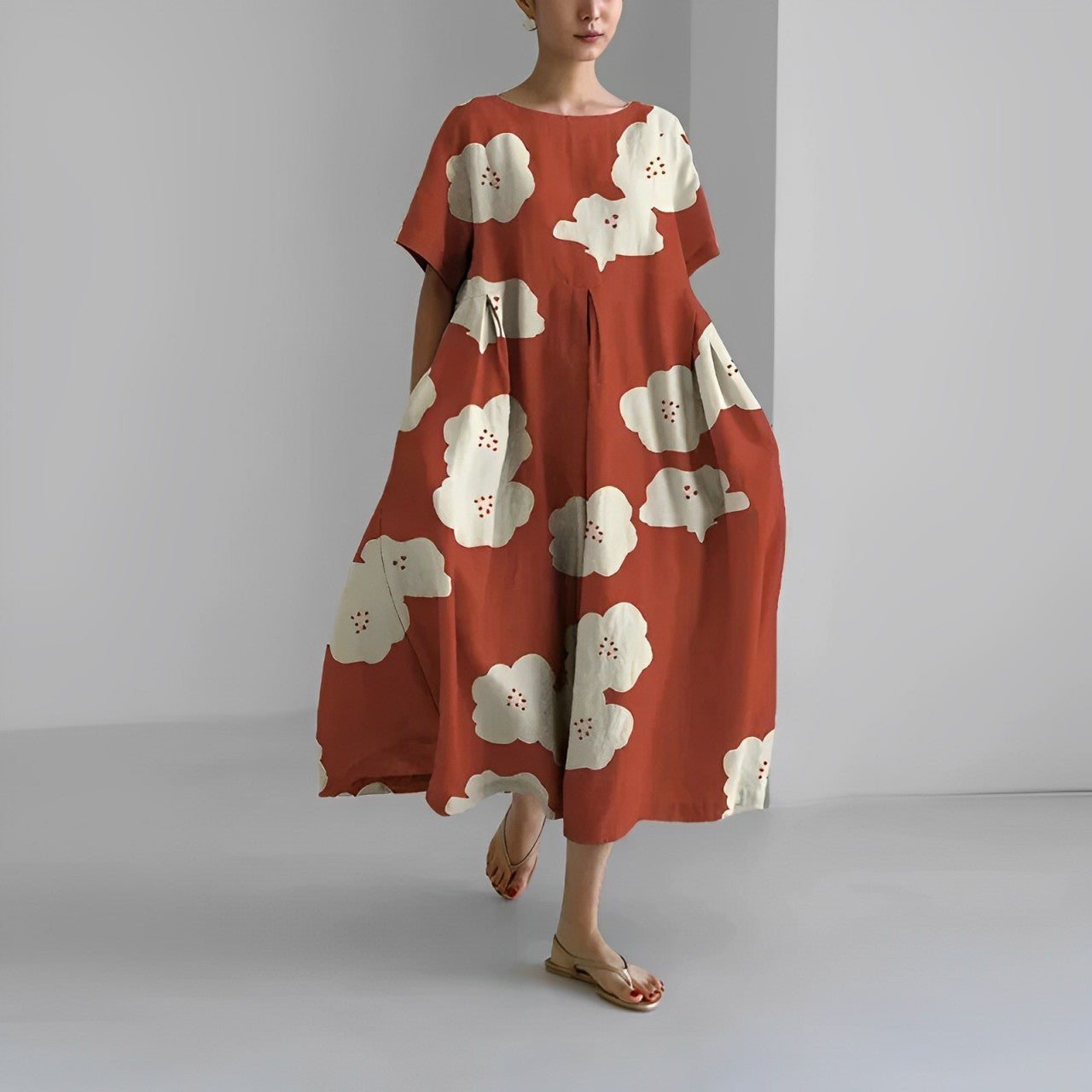 Variant image for FlorinaChic™ – Damesjurk Zomer Elegante Ademend Comfort voor Bruiloft-57