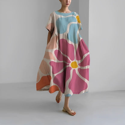 Variant image for FlorinaChic™ – Damesjurk Zomer Elegante Ademend Comfort voor Bruiloft-1