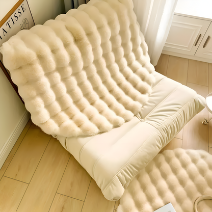 Ronde Deurmat Zachte Antislip Fleece voor Thuis