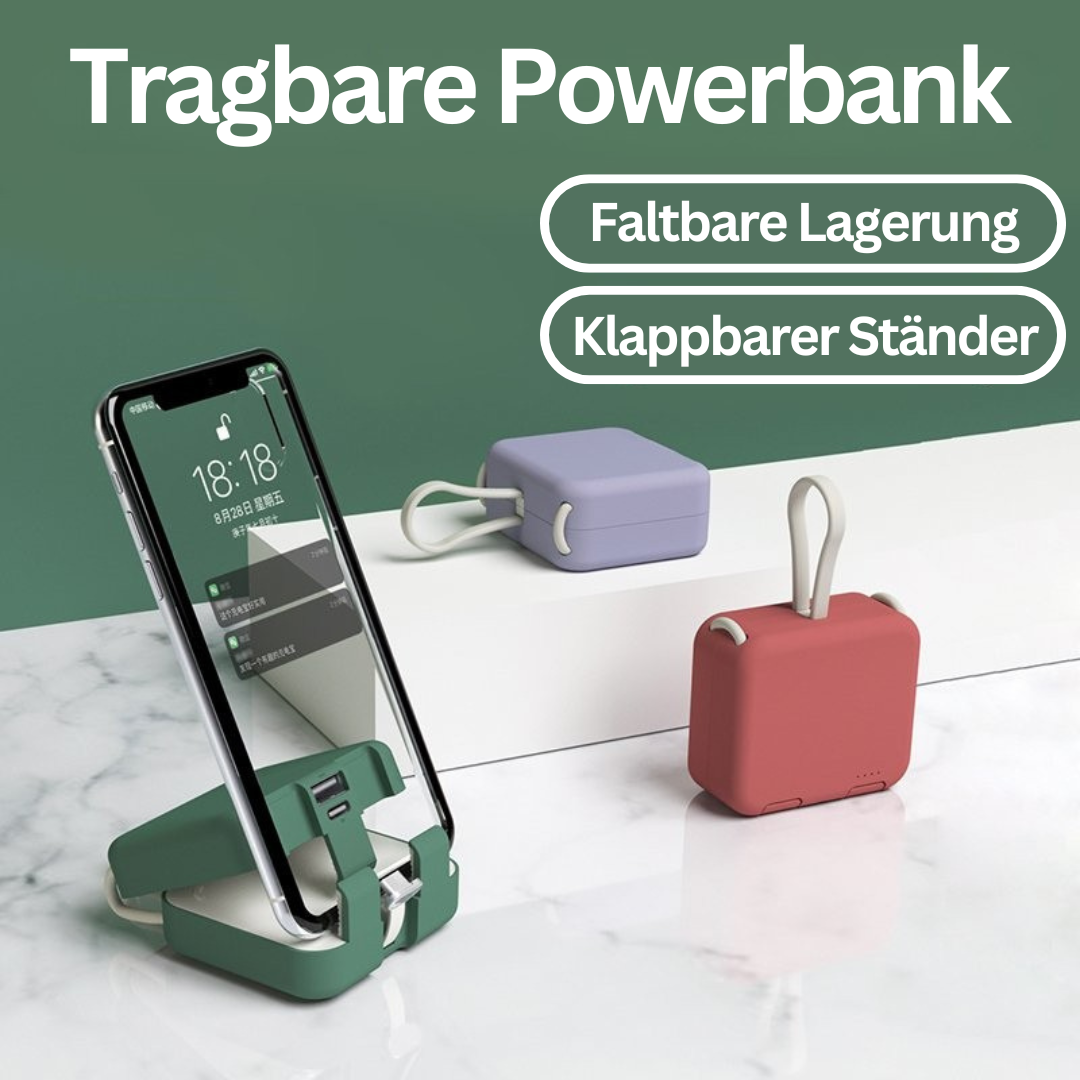 Opvouwbare Powerbank Compact voor Onderweg