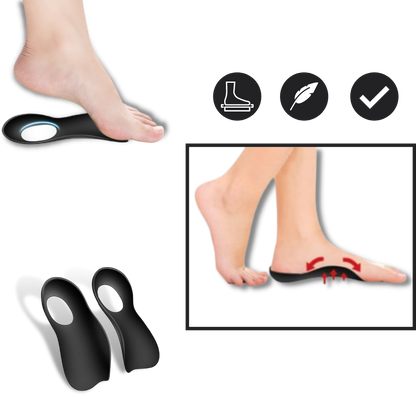 Inlegzolen voor Platte Voeten Orthopedisch Comfortabel - Velinix