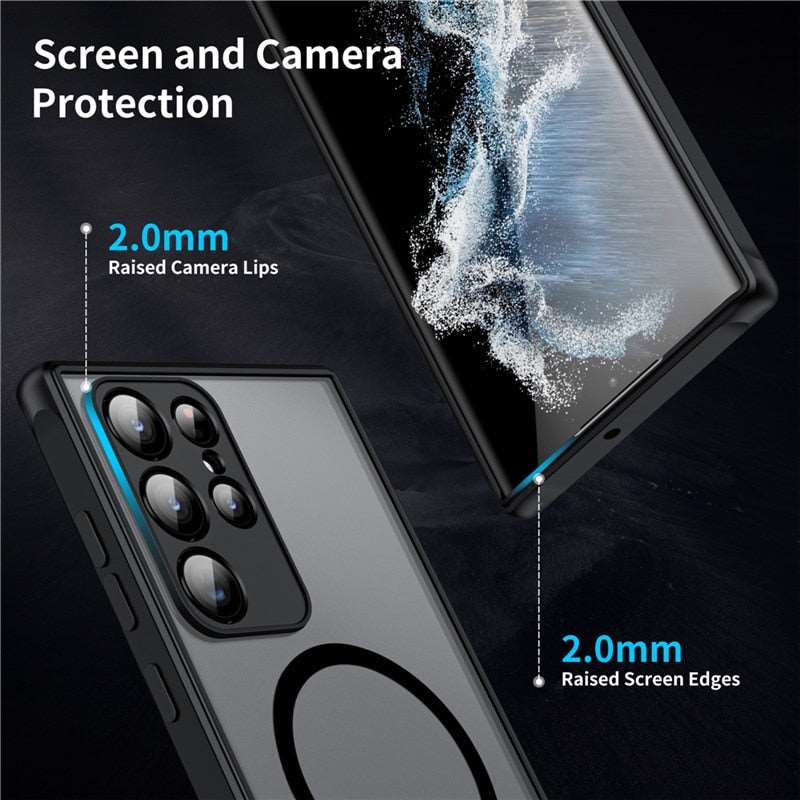 Magnetische Telefoonhoes Samsung Schokbestendig Beschermhoes