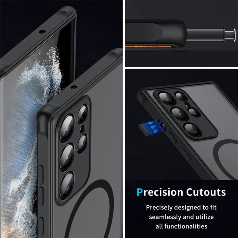 Magnetische Telefoonhoes Samsung Schokbestendig Beschermhoes