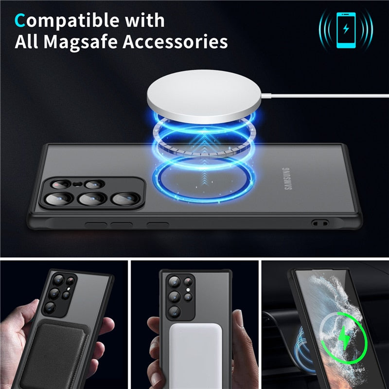 Magnetische Telefoonhoes Samsung Schokbestendig Beschermhoes