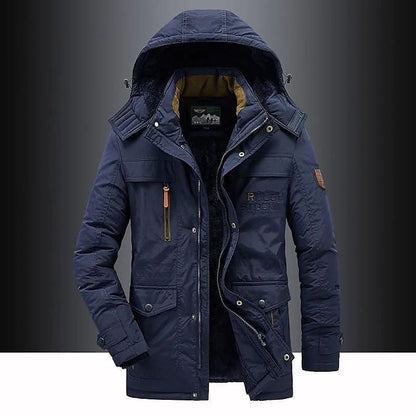 FrostGuard | Steppparka mit Winddichtem Material und Abnehmbarer Kapuze | Ideal für Outdoor-Aktivitäten im Winter 4