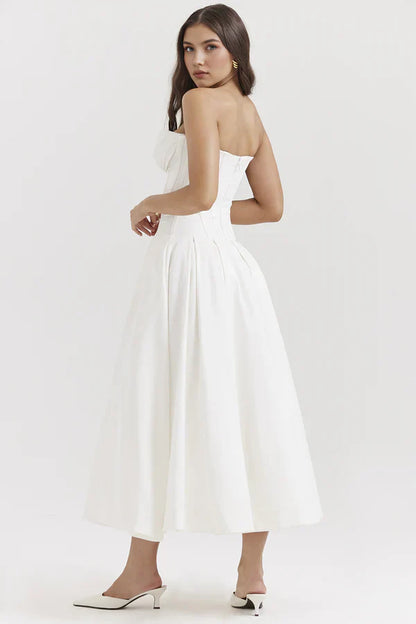 Gaya™ – Dames Galajurk Strapless met Korset en Verleidelijke Pasvorm