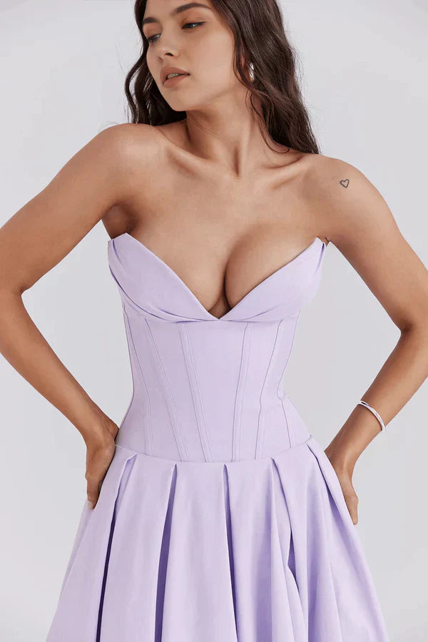 Gaya™ – Dames Galajurk Strapless met Korset en Verleidelijke Pasvorm